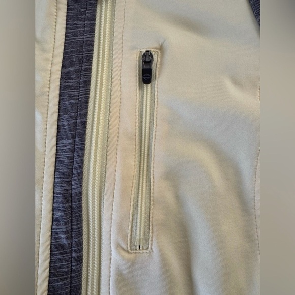 Harley-Davidson Cream and Gray Bomber Jacket with Embroidery - Picture 7 of 10